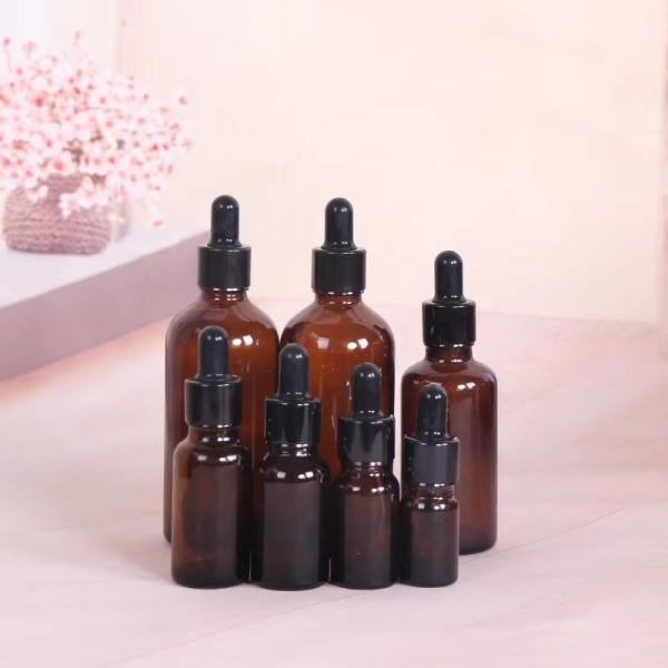 15ml 50ml Skincare Packaging Essential Oil Dropper Glass Bottle For Oil Customized Logo