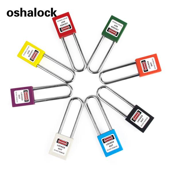 Explosion-proof certification Long steel beam Safety padlock for Industrial equipment lockout