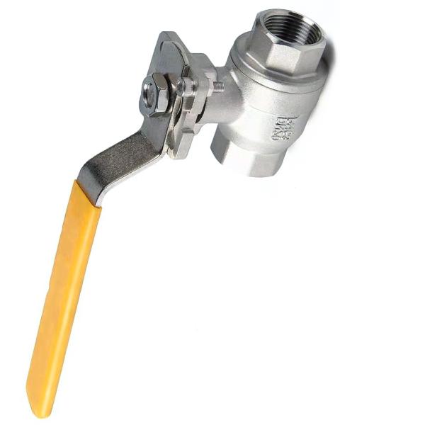 Высокопроизводительный ручной двухкомпонентный промышленный шаровой клапан из нержавеющей стали