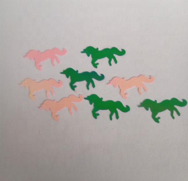 Supply Customized Colors Polyester Unicorn Horse Glitter Shape for Decoration Craft and Holo Enthusiasts Worldwide