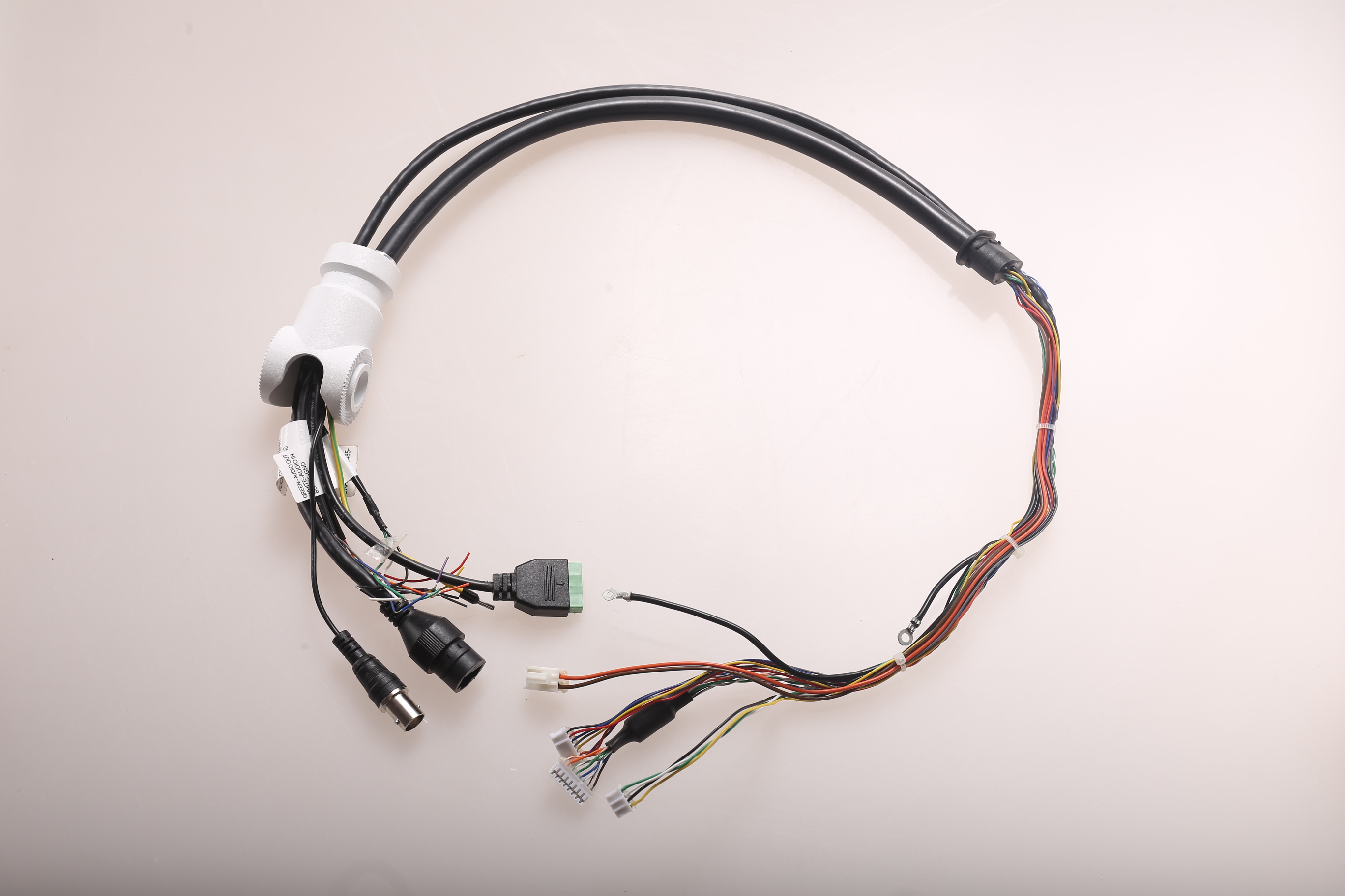 Медный кабель IP-камеры с RJ45F/3.81PITCH 2PIN/изолированным терминальным разъемом 009