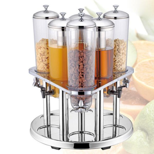 Оборудования шведского стола распределителя хлопьев голова пищевого контейнера 3 коммерчески сухая