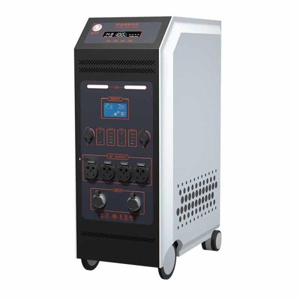 High Capacity 6000Wh Mobile EV Charger Power Supply 220V Output MPPT 3 Hours