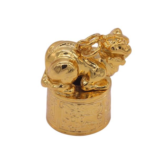Unique Leopard Zinc Alloy Die Cast Perfume Bottle Cover , Perfume Bottle Lids