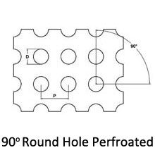 SS304 пефорировало экран нержавеющей стали отверстие 0.5mm до 10mm круглое