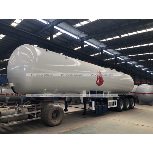 49600liters LPG Semi Trailer 25tons Propane Cooking Gas Road Tanker Trailer