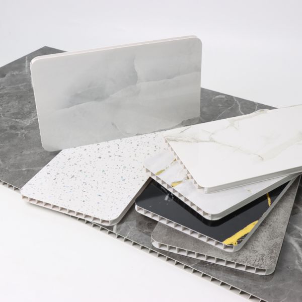 Textured Surface Pvc Bathroom Wall Panels Anti Slip Scratch Resistant