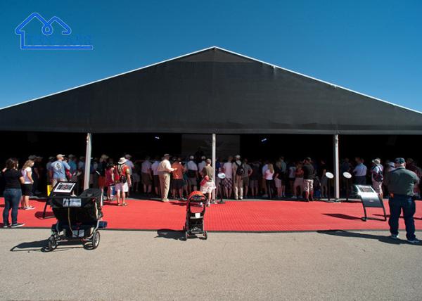 Eventos de festivais personalizados Marquise Tenda de alumínio promoção ao ar livre Ceremonia Tendas de aluguer Marquise grande