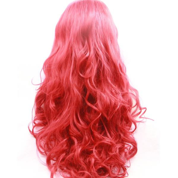 Fashion New Style Ombre Synthetic Lace Front Wigs Cosplay Wigs Red Color 8-26 Inches