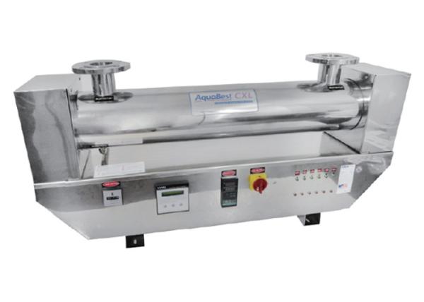 Stainless UV Water Disinfection Products with integrated control box for waste water treatment