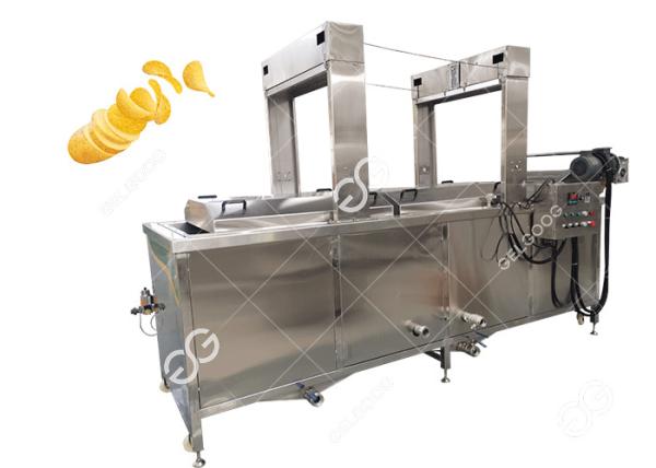 Multifunction Potato Chips Making Plant / Henan GELGOOG Machinery Electric 200 Kg / H