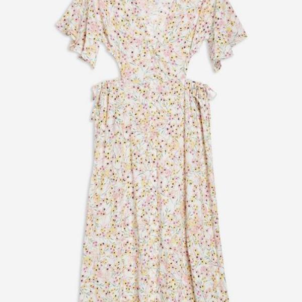 Bohemian V-neck Floral Dress - Breathable Casual Dresses for Women