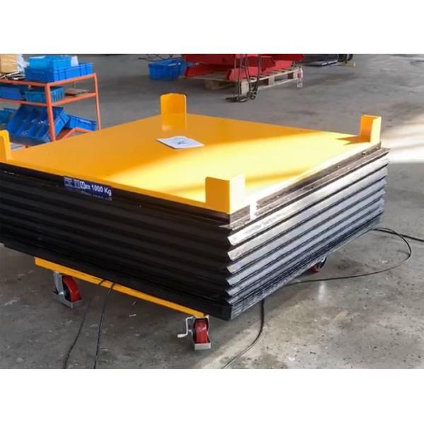 Light Duty Industrial Hydraulic Electric Lift Table Small 500kg Capacity 800x750mm