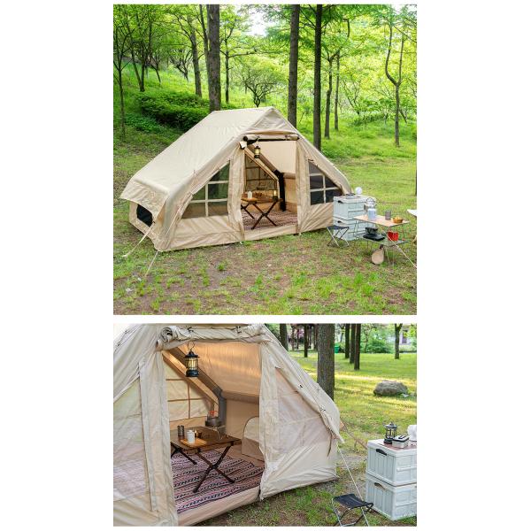 Customize Logo Inflatable Camping Tent Oxford Cloth Air Roof Tent