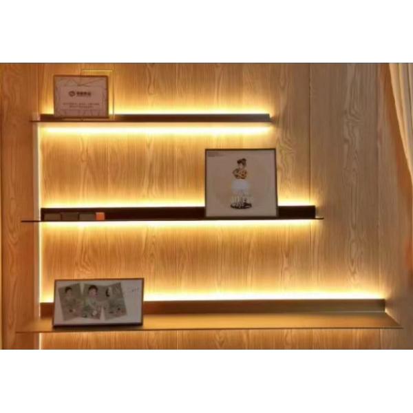 LED Aluminum Alloy Shelf Rack for Home Living Room Bathroom Bedroom Bookshelf Bedroom
