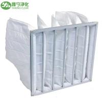 6 el bolso blanco de los bolsos F9 filtra el material de la tela no tejida para la industria de pintura