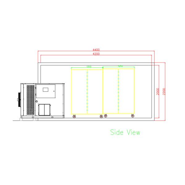 Open loop heat pump dryer  19kW,24kW,50kW