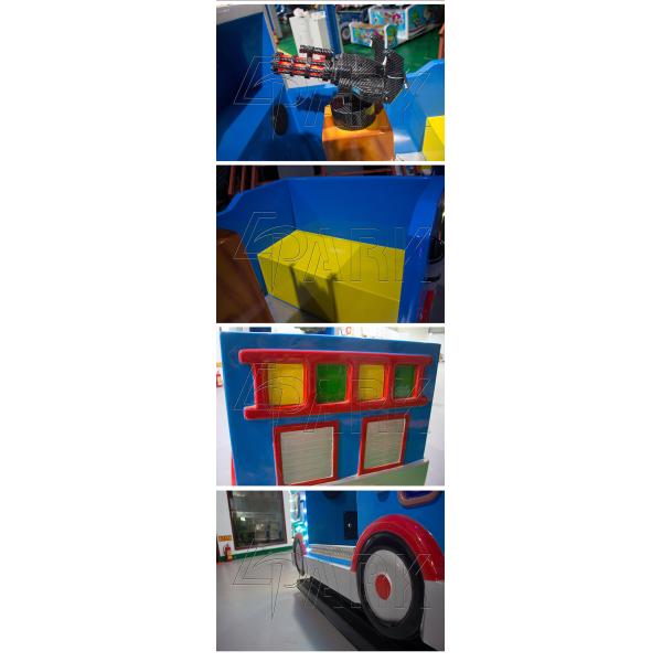 Attractive Kids 119 Fire Car Rides With Music Function  Games