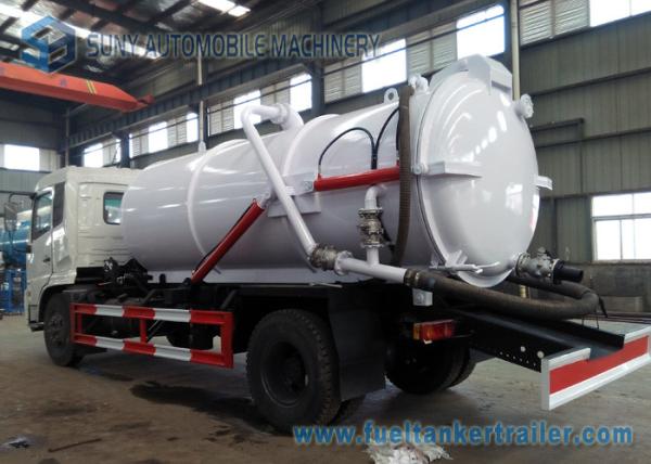 12000L Dongfeng Diesel Sewage Suction Truck 4 X 2 with DFL1160BX Chassis