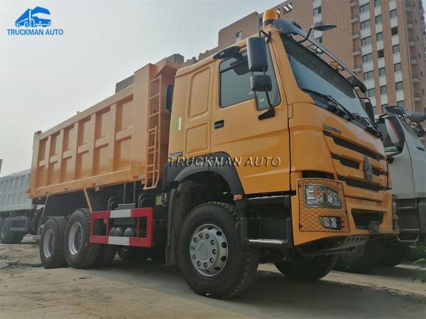 10 roda 371HP SINOTRUK HOWO 6x4 Tipper Truck Construction Work
