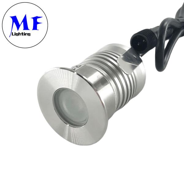 IP67 LED enterré dans le sol Lumière 1W 3W imperméable à l'eau Éclairage extérieur de paysage Lumière pour jardin et patio
