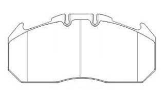 WVA 29131/29156 Disc Brake Pads for Erf,Lucas(meritor),Man,NeoplanVOLVO B9R