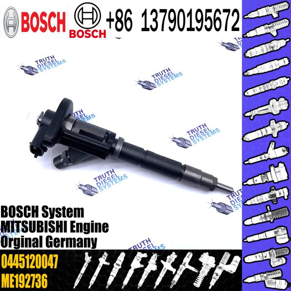 Injetor de combustível diesel 0986435635 ME192736 do inyector do trilho comum 0445120047 para MITSUBISHI Fuso
