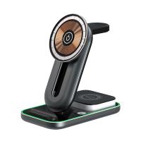 Carregador sem fio magnético para telefone 4 em 1