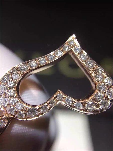 Factory 18k gold jewelry Necklace 18k gold  white gold yellow gold rose gold diamond Necklace Necklace Length 42 cm