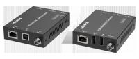 4K60 HDMITM KVM Extender (70m) ¢ Transmission de signal Ultra HD avec prise en charge USB KVM