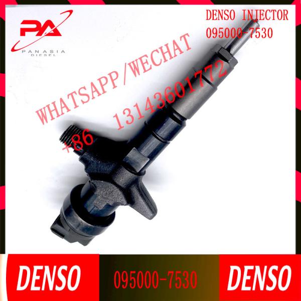 Nuevo inyector original 095000-7530 diesel del motor de Vigo 1KD o inyector de combustible común del carril 23670-0L050