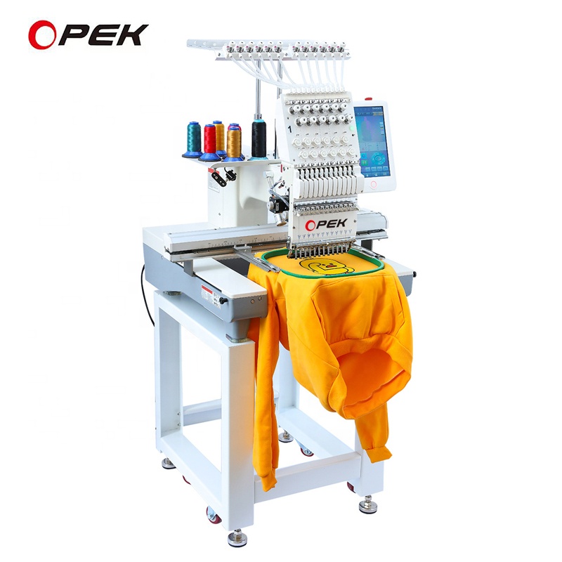4 Head 3 2 Single Head Computerized Embroidery Machine with Worktable Size 210*110cm