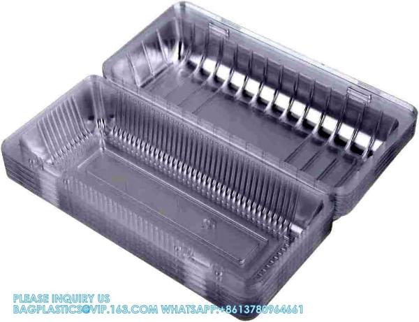 Wholesale Transparent Fresh Strawberry Packaging Container Supermarket Food Plastic Box Plastic Strawberry Packing Box