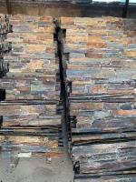 La piedra partida natural constructiva exterior de la pizarra del final teja resistencia del rasguño