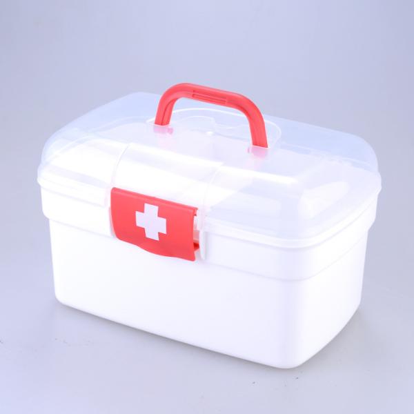 Portable Medical Houseware Plastic Products First Aid Plastic Medicine Box 1L-3L