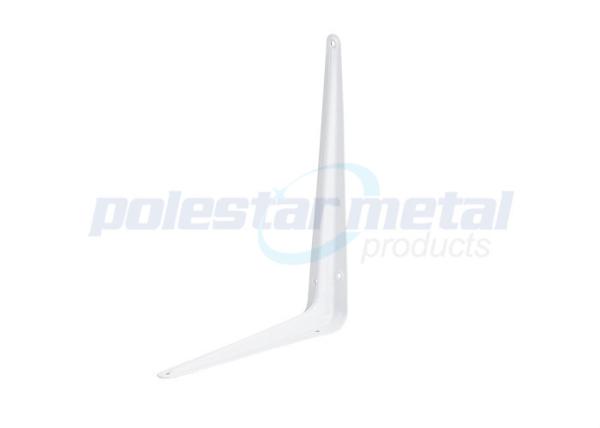 125mm Height Black Powder Coated Steel Angle London Shelf Brackets