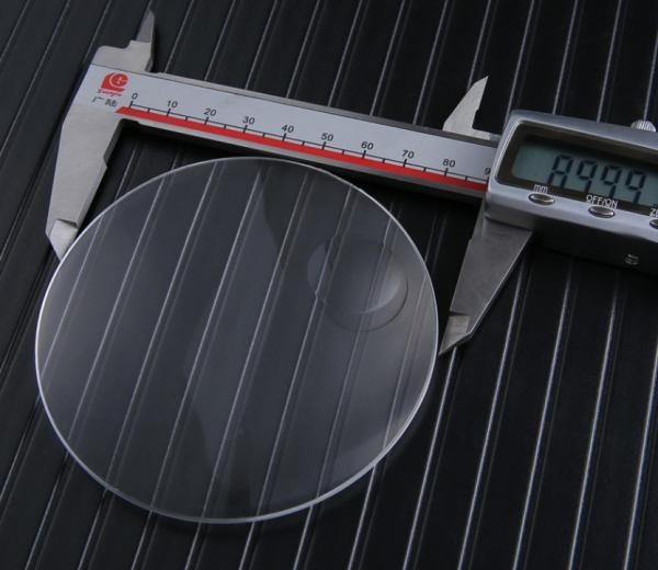 Acrylic PMMA Magnifying Glass, Biconvex Lens, 90mm Magnifying Glass Lens, Optical Instrument Lens