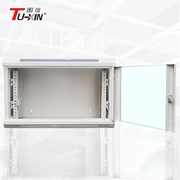 19 Inch 6U Wall Mount Server Rack 600 * 600 Impact Resistance For Business Center