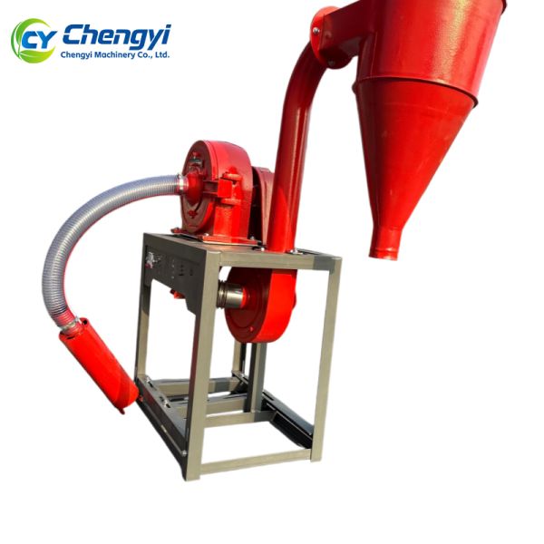 200-700kg/h Capacity Self Priming Crusher Grinder Automatic Feeding Corrosion Resistant Grain Milling Machine