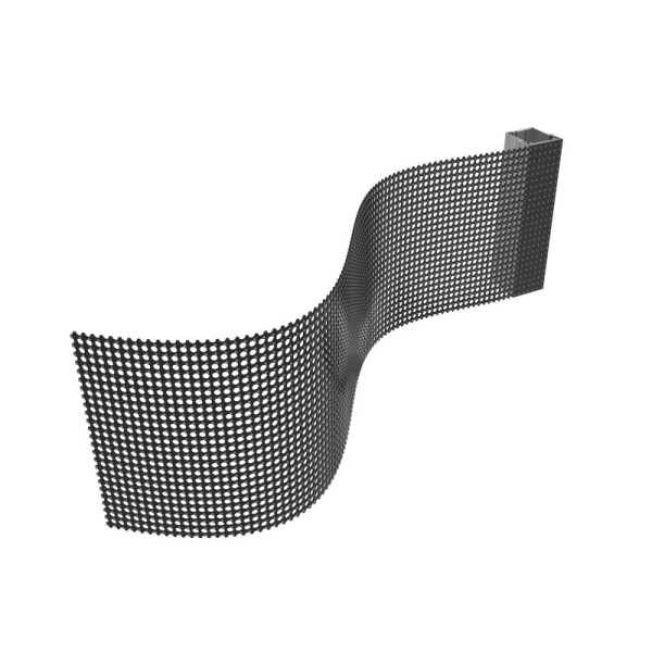 P20 Holographic LED Screen with DC12V power supply for street glass wall displays