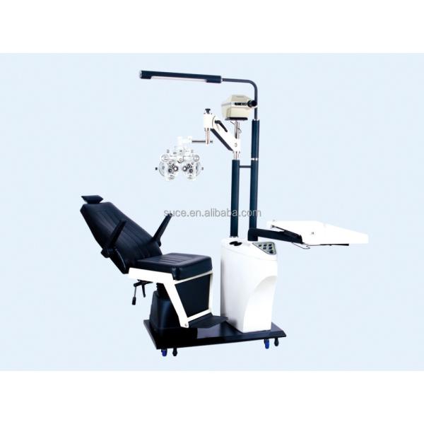 Ophthalmic refraction chair unit, optometry table and chair leather seats