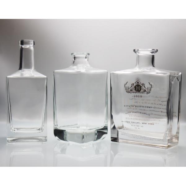 Hot Stamping Luxury Spirits Bottle Whiskey Bourbon Brandy 900g-1200g