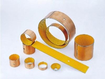 Outside Steel Porous Bronze Sinter Pom Sleeve Bushings Strips Housing Shaft Tolerance Inch Dimension Added Chamfers