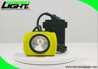 le casque de charbonnage de l'éclat 25000lux allume l'ABS jaune de Shell anti IP68 fissuré imperméable