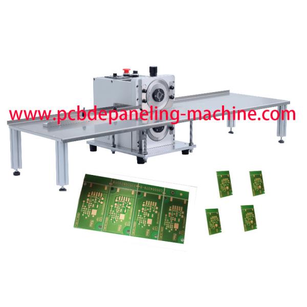 Dual Circular Blade PCB Depanelizer Burr - Free Separation No Stress
