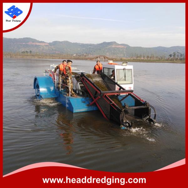 Floating Tree Branch Waterways Trash Skimmer Machines Paddle Wheel