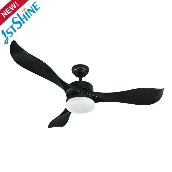 Economia de energia 1stshine ABS preto lâmpadas Ventiladores de teto com luzes LED e controle remoto 2-