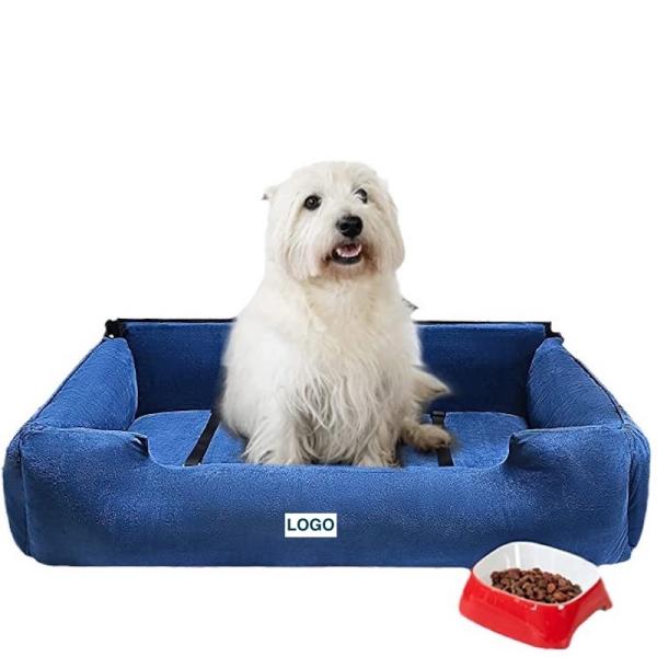 33.5*8*21'' Inch Most Popular Cute Pet Supplies Unisex Portable Car Pet Mat Soft Fabric Multi-Function Dog Seat For Your Furry Companion