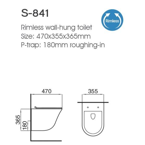 Modern Bathroom High-end Custom Designer Wc Wall Hung Toilet High Quality Sanitary Ware Rimless Flushing Wall Hung Toilets