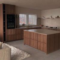 Armoire de cuisine en acier inoxydable modulaire de style classique